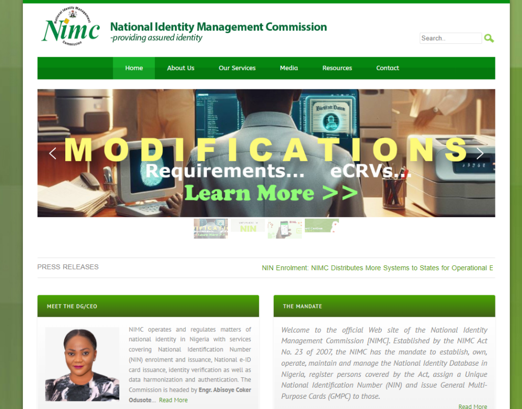 www.nimc.gov.ng Registration Form Online (Guide + Link) (2024)